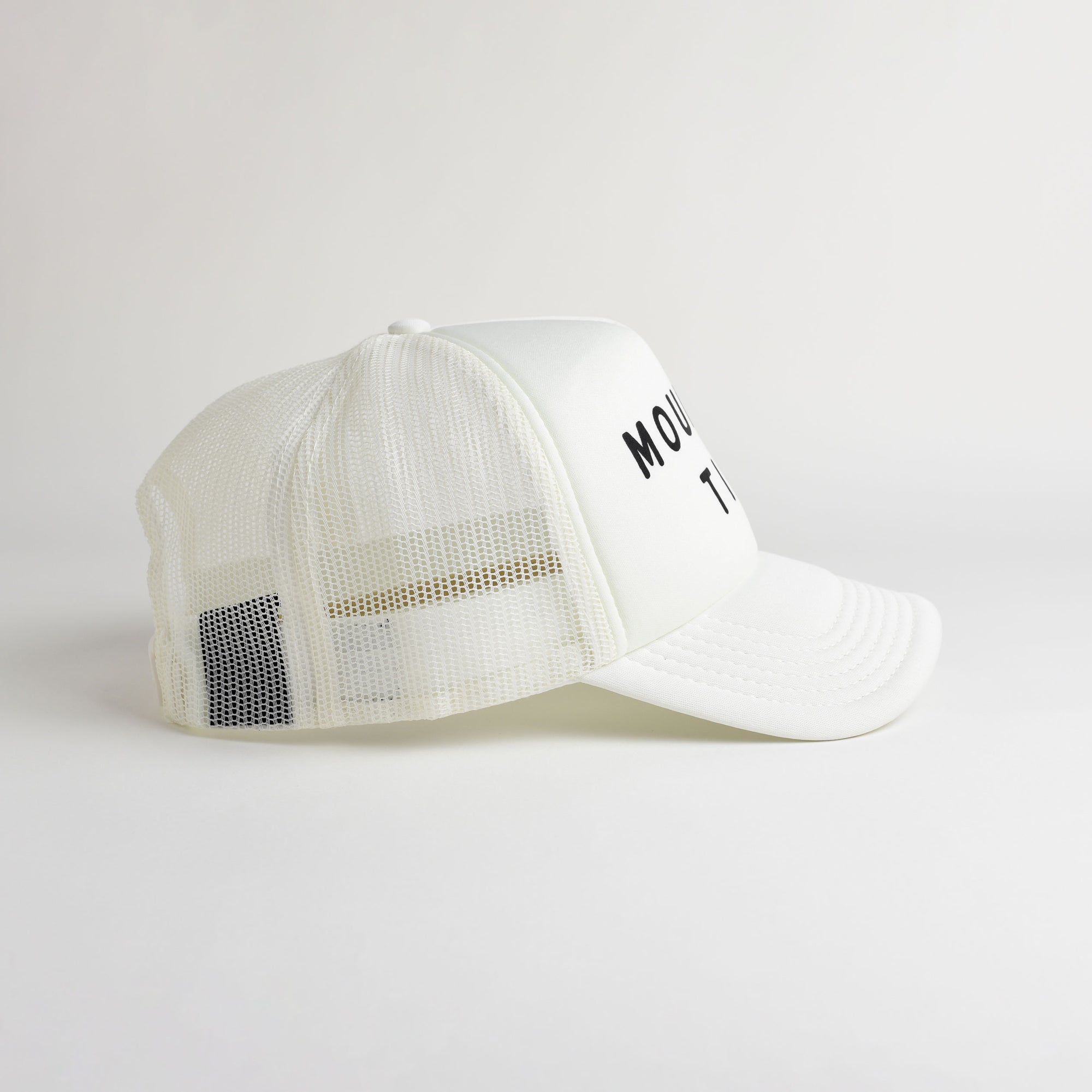Mountain Time Recycled Trucker Hat - snow